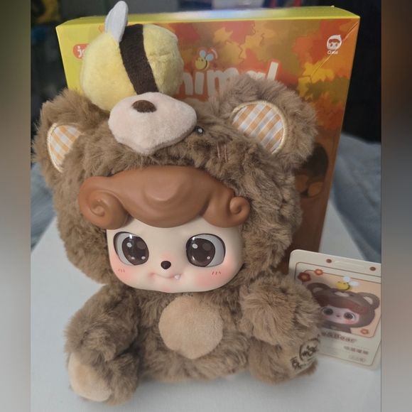 QKids Animal Preschool Series Plush Pendant. "Bee & Bear" - Picture 8 of 12